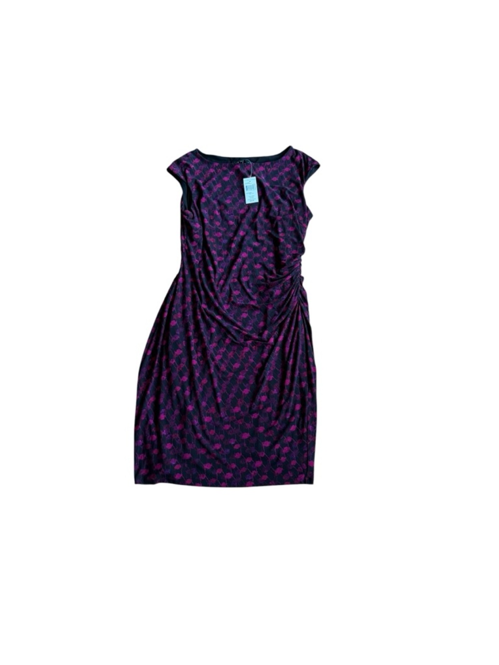 Ralph Lauren Purple Dress with Pink Floral Print